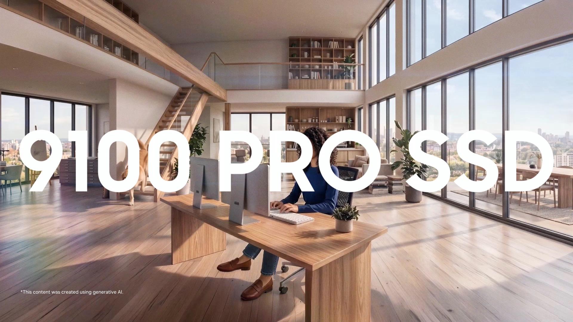 Perfectly bring to life the powerful speed and performance of the Samsung 9100 PRO SSD through real user lifestyles.