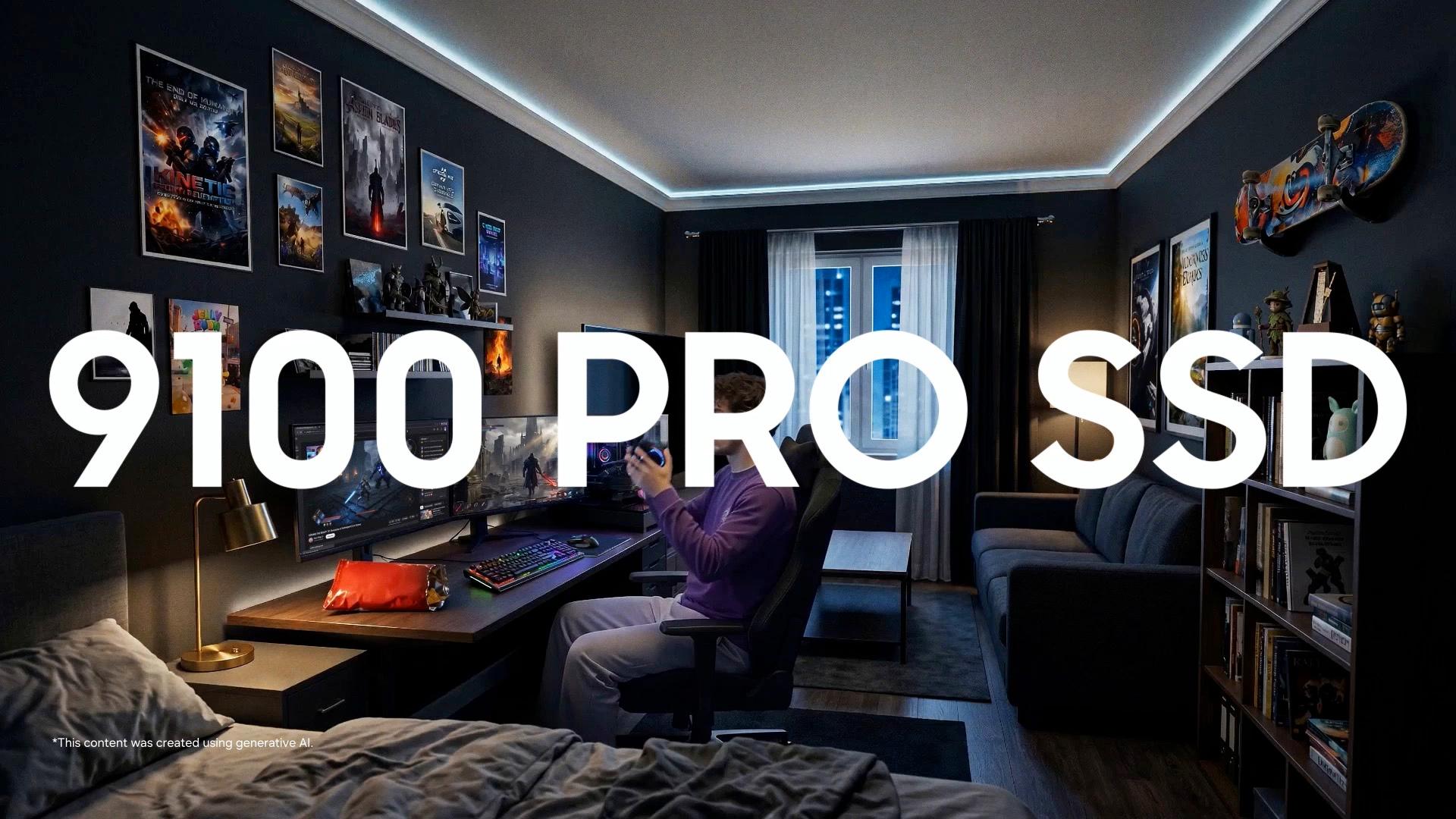 Perfectly bring to life the powerful speed and performance of the Samsung 9100 PRO SSD through real user lifestyles.